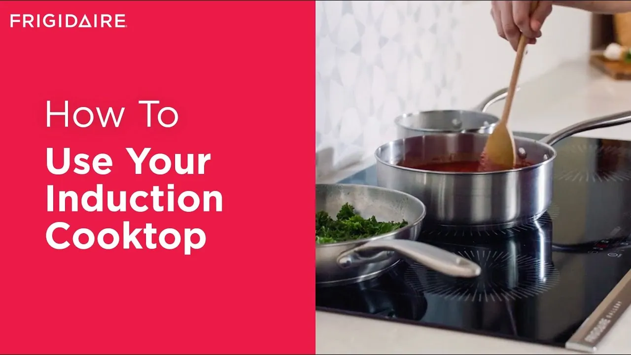 Checking if cookware is compatible with an induction cooktop using a magnet.